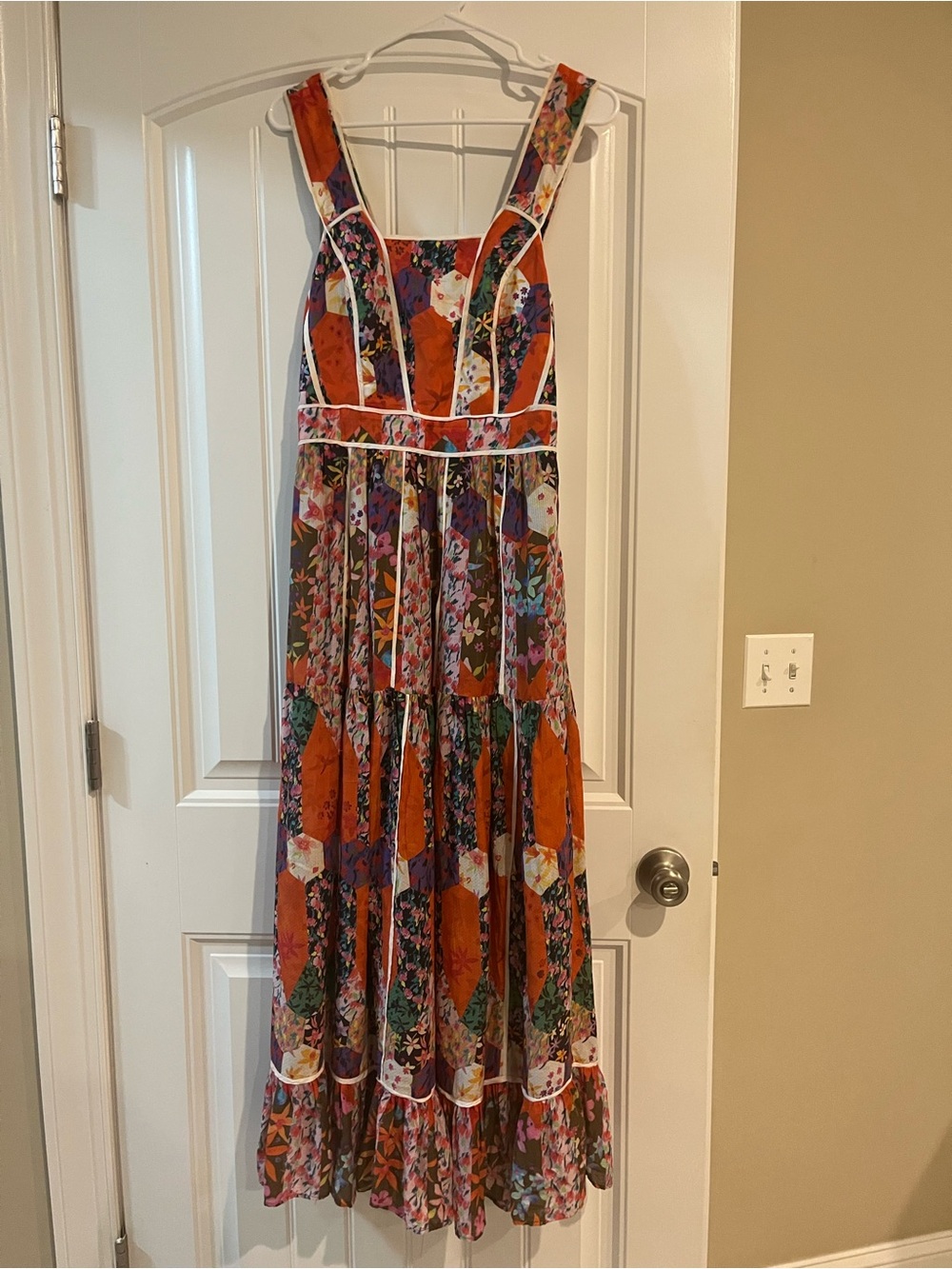 Anthropologie Multicolor Floral Maxi Dress